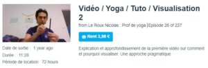 Vidéo / Yoga / Tuto / Visualisation 2