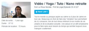 Vidéo / Yoga / Tuto / Nano retraite