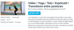 Vidéo / Yoga / Tuto / Explicatif / Transitions entre postures