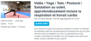 Vidéo / Yoga / Tuto / Postural / Salutation au soleil, approfondissement inclure la respiration et travail cardio
