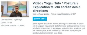 Vidéo / Yoga / Tuto / Postural / Explication tai chi coréen des 5 directions